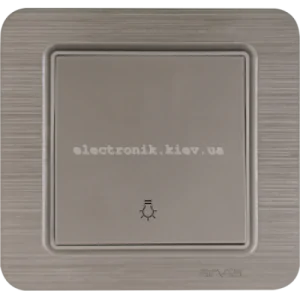Вимикач 1-клав. кнопковий, Мідь LAVIN