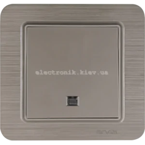 Вимикач 1-клав. з підсвіткою, Мідь LAVIN
